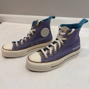 Converse CTAS Lift Platform Custom High Top Shoes - W6.5